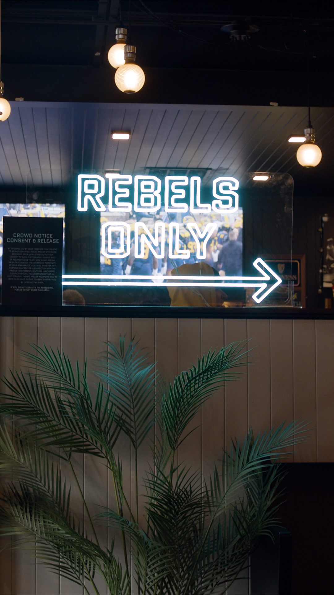 Rivalry Lounge pop-up